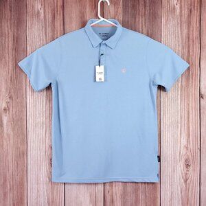 *FLAWS* El Ganso x Sepiia Mens XL Polo Shirt Blue Tech Performance Knit